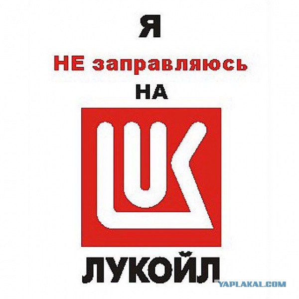 Акция против "Лукойл" - Я не кормлю мажоров