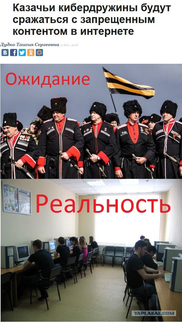 В РФ появятся казачьи кибердружины для защиты интернета от опасного контента