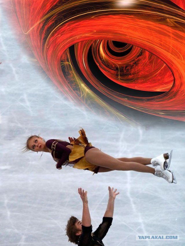 Фотожаба: Фигуристка