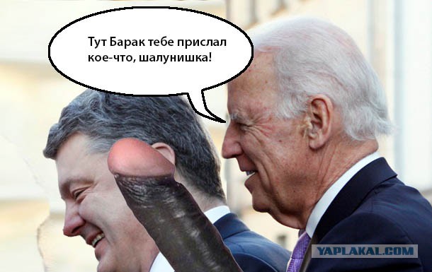 Теплая встреча Порошенко и Байдена