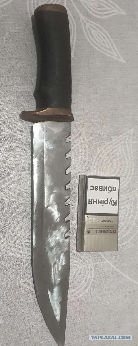 Изготовление охотничьего  ножа из старого подшипника