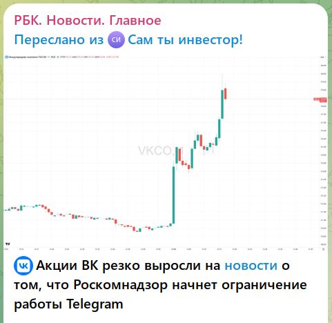 Роскомнадзор начнет ограничение работы Telegram