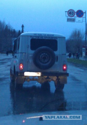 Надписи на авто.
