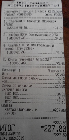 А сколько вы тратите на еду?