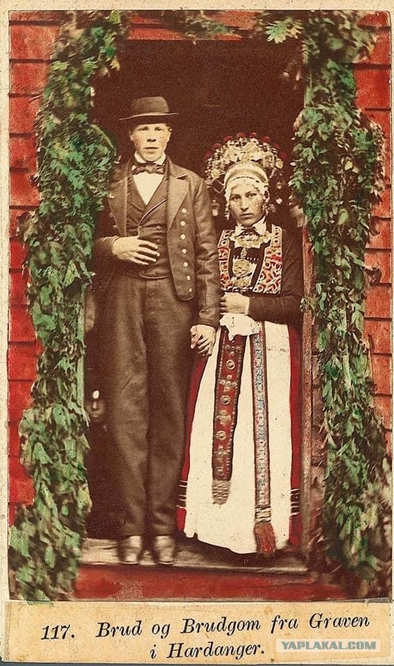 Норвежские красавицы-невесты конца 19 века. Смотрим фотоподборку