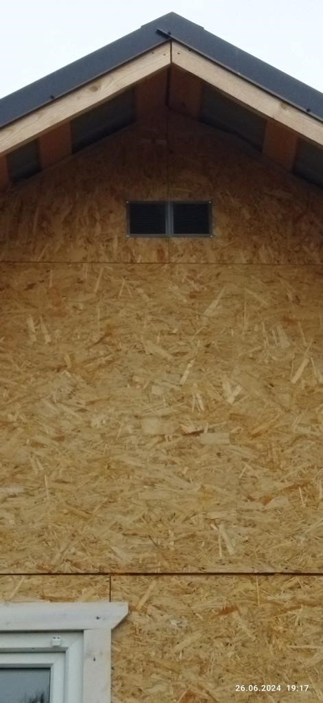 Дачный домик с баней часть 2