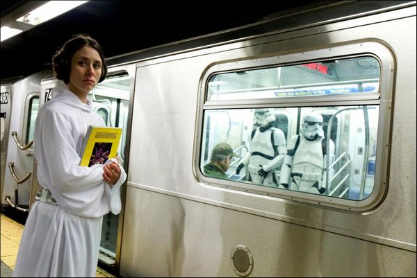 "Звездные войны" в Нью-Йоркском метро
