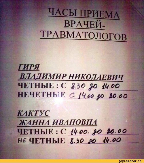 Врачи с сомнительными фамилиями