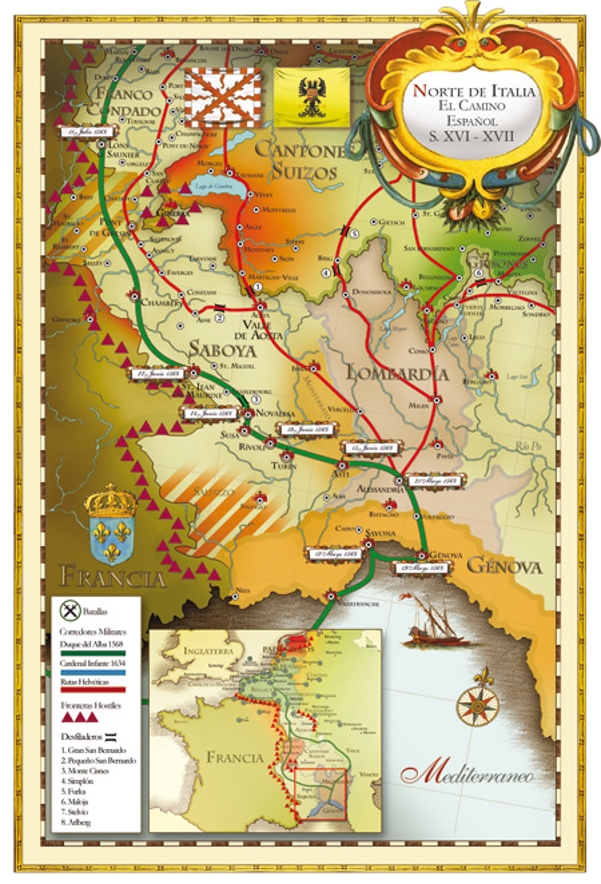 «Испанская дорога» - Шедевр военной логистики XVI-XVII веков