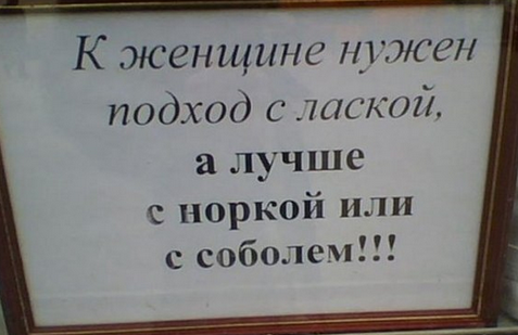 Народный креатив в вывесках, рекламах и пр.