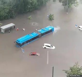 Обстановка на улицах Киева.