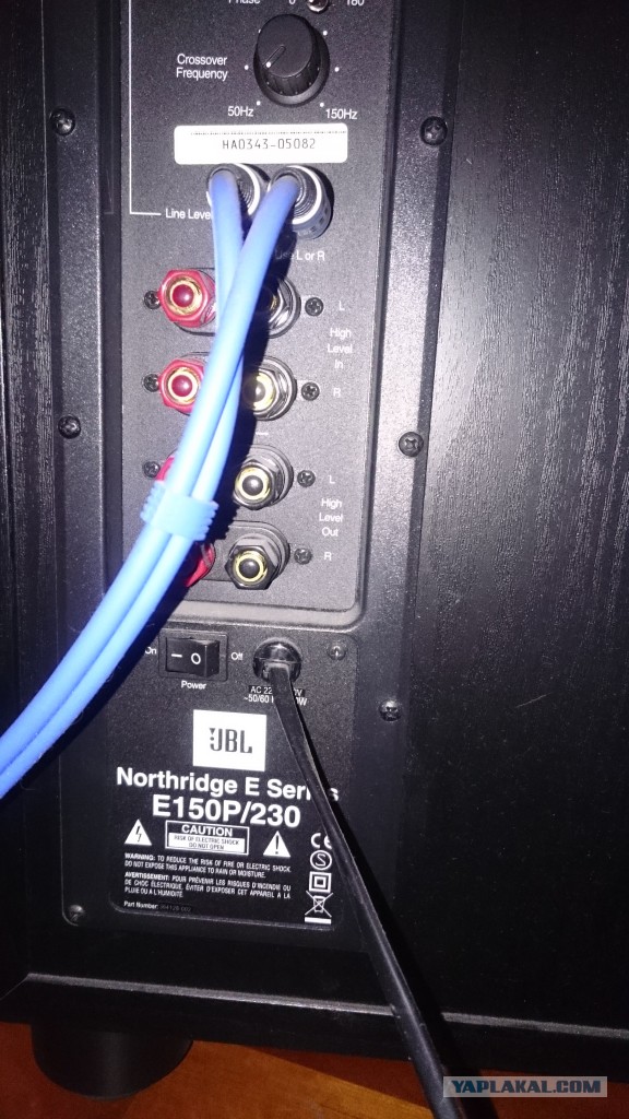 Jbl e150p 230 схема подключения