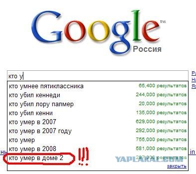 Приколы из Google