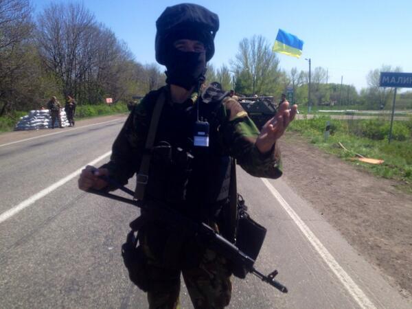 На окраине Славянска началась перестрелка