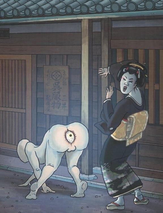 Эти странные японские легенды и монстры