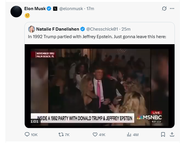 Трамп и Маск ссорятся в "прямом эфире" в Твиттере