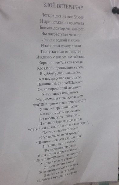 Возил собаку на прививку в ветклинику,