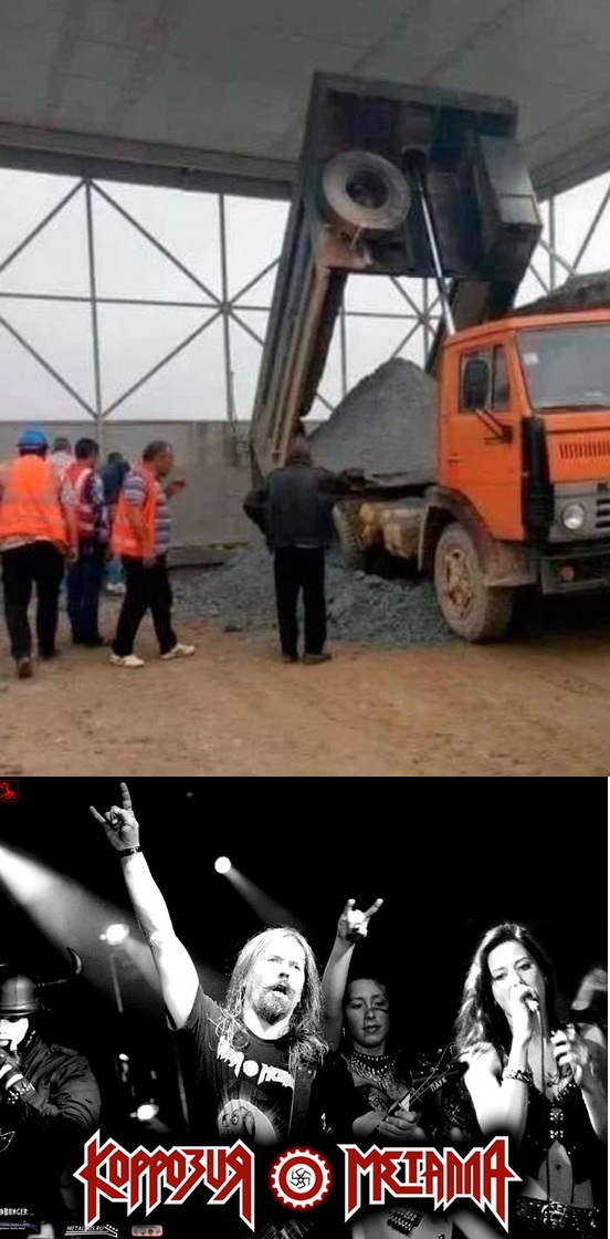 Забавные фотографии про грузовики и дальнобойщиков