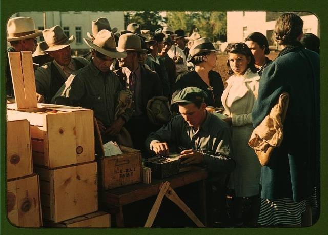 Цветные фотографии из Америки 1940-х