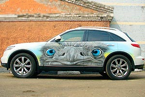 Аэрография автомобиля