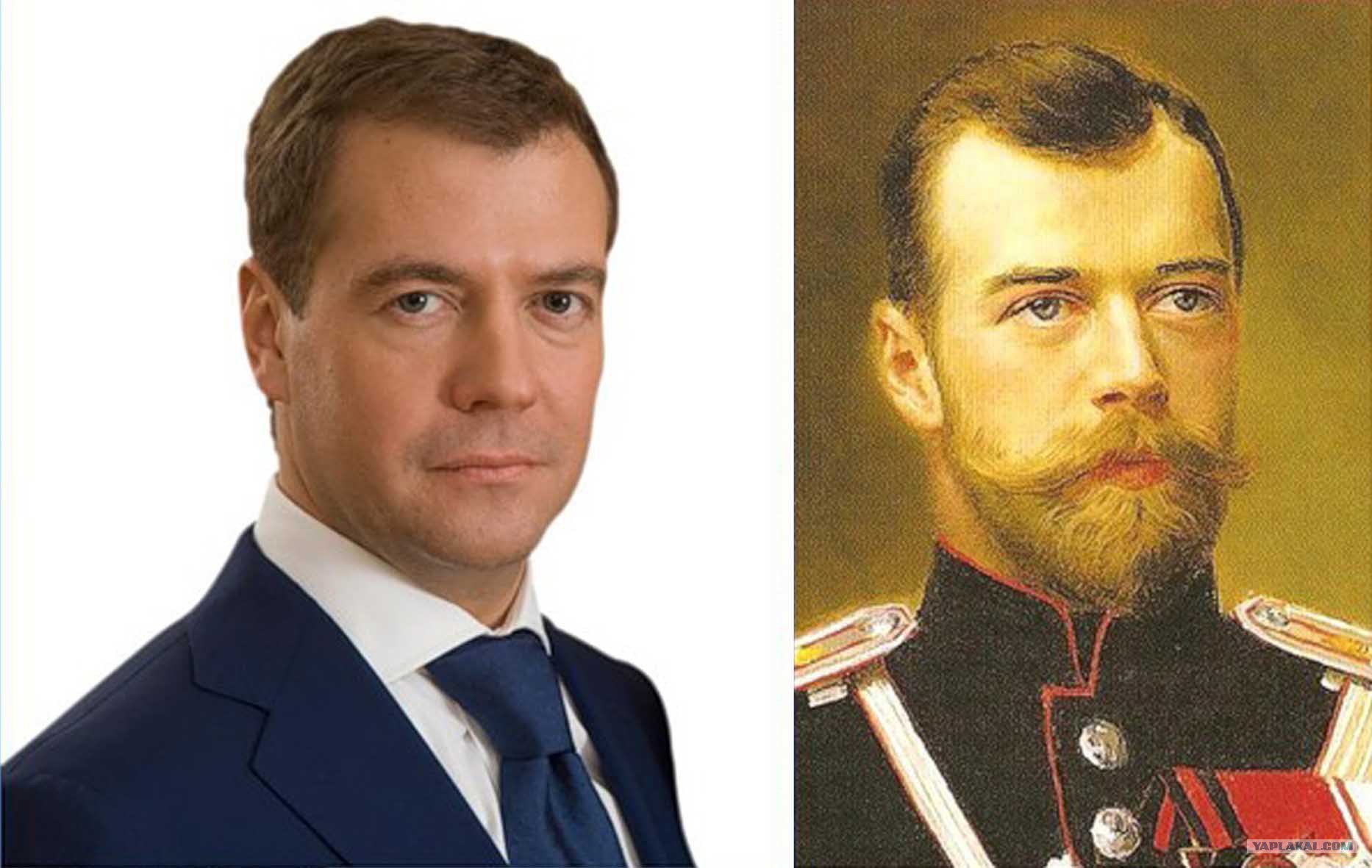 сходство медведева и николая фото
