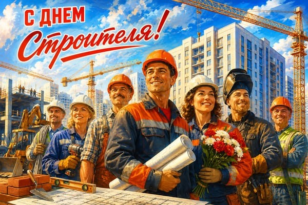 С Днём Строителя!