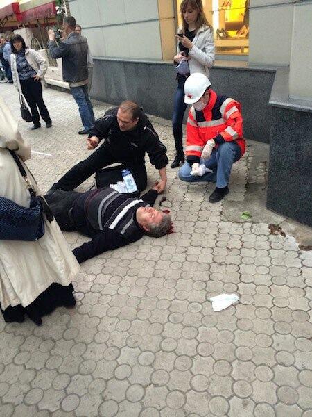 Марш правосеков в Донецке