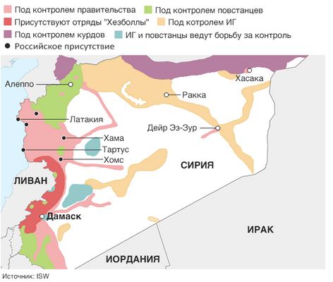 Кто контролирует Сирию