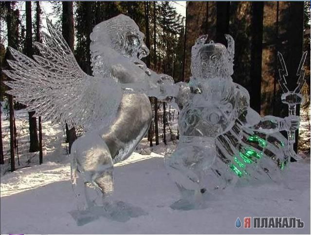 Ледяные скульптуры из Китая
