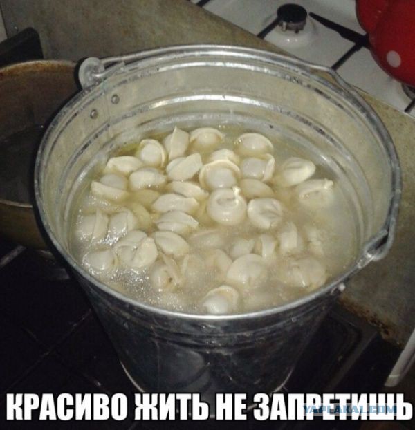 Как правильно надо есть пельмени.
