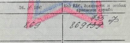 Нашел свой военный билет...