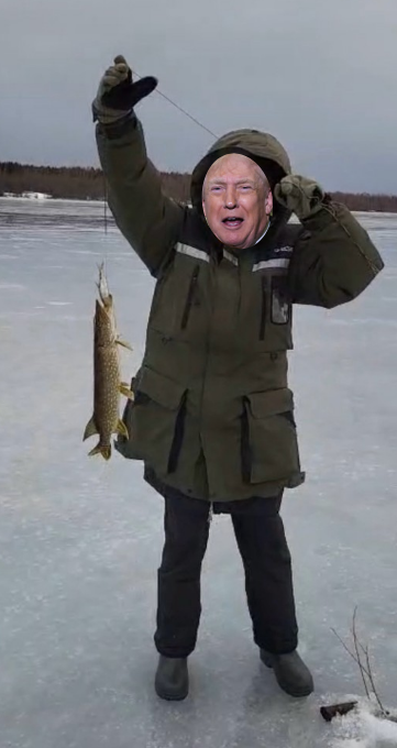 А я щуку поймала