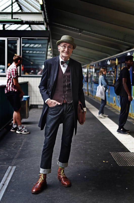 104-летний дедуля, который одевается круче