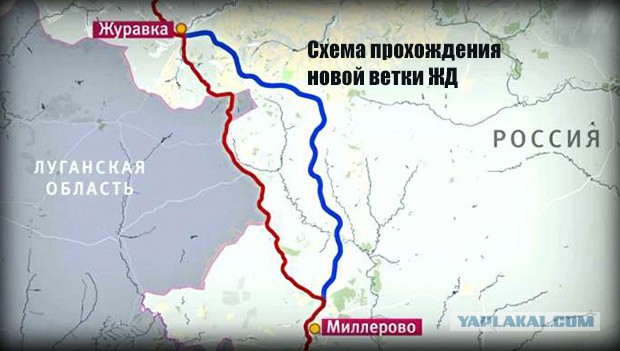 В России дан старт строительству железной дороги в обход Украины