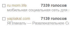ЯПовцы! СЛИВАЕМ в конкурсе! Нужна ваша поддержка чтобы не слить!