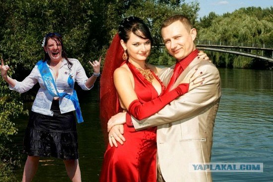 Романтический фон на свадебном фото