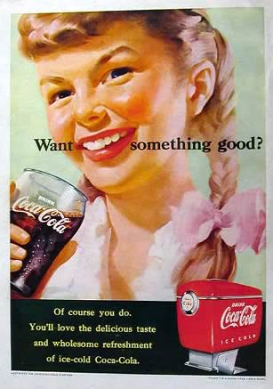 Старая реклама Coca-cola (13 принтов)