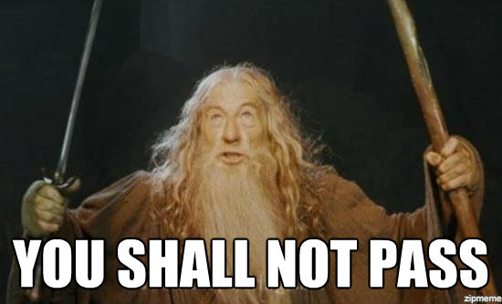 Врешь! Не пройдешь!