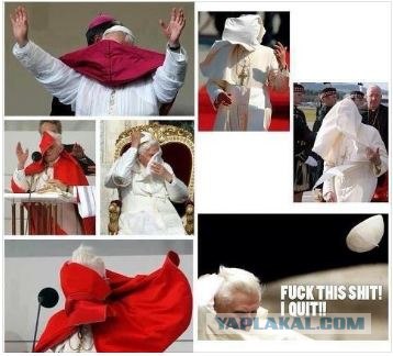 Папа римский Бенедикт XVI отрекся от престола