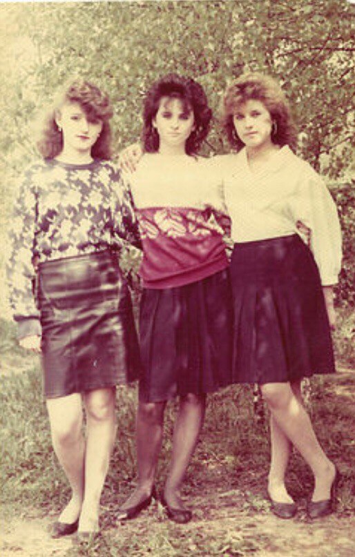 Моднявые девченки из конца 80х, начала 90х
