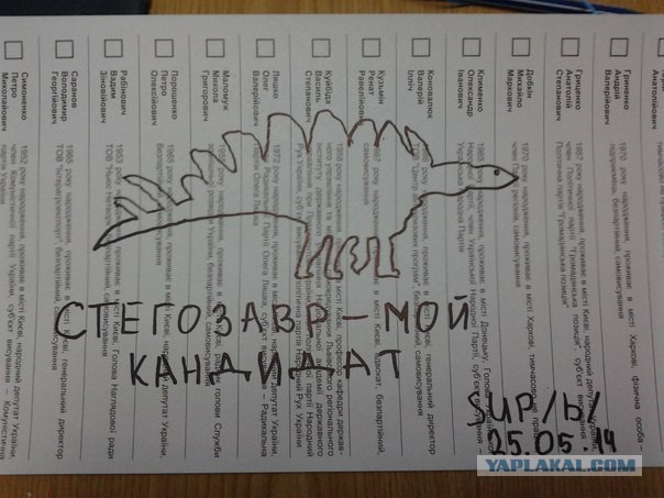 Выборы в Украине. Самые честные!