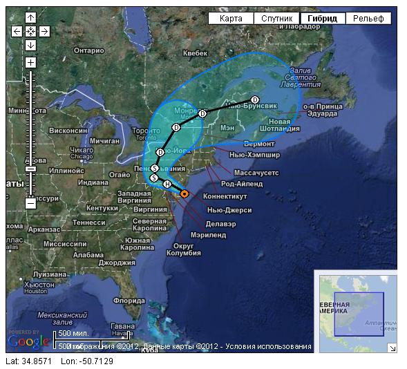 Ураган Сэнди. Конец Света начинается с США?