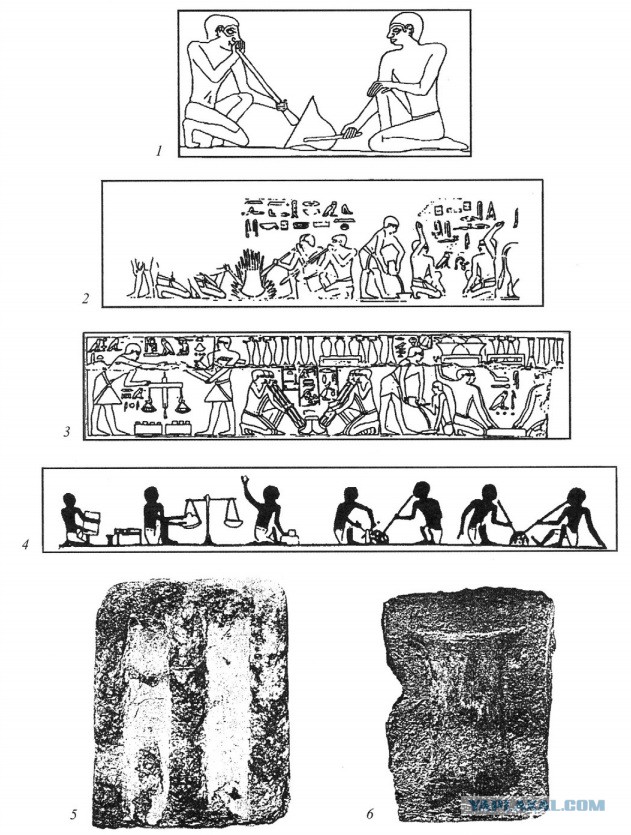 Как древние египтяне делали медные трубки.