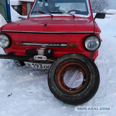 По зимникам на Запорожце