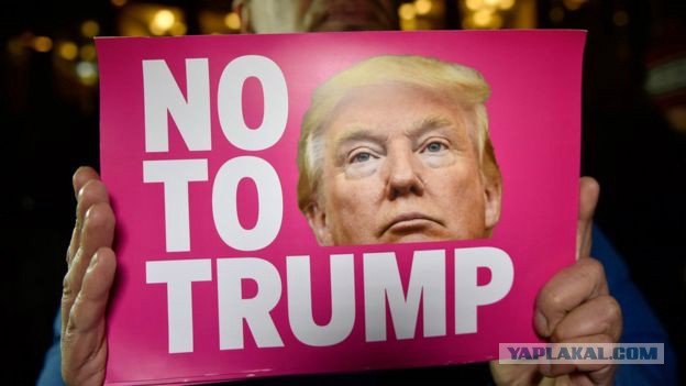 СМИ узнали, сколько платят участникам протестов против Трампа