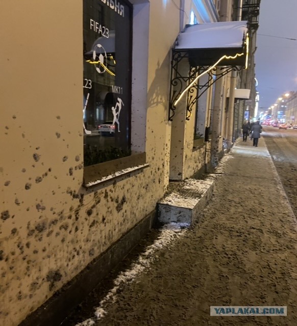 Зима в Санкт-Петербург опять пришла внезапно
