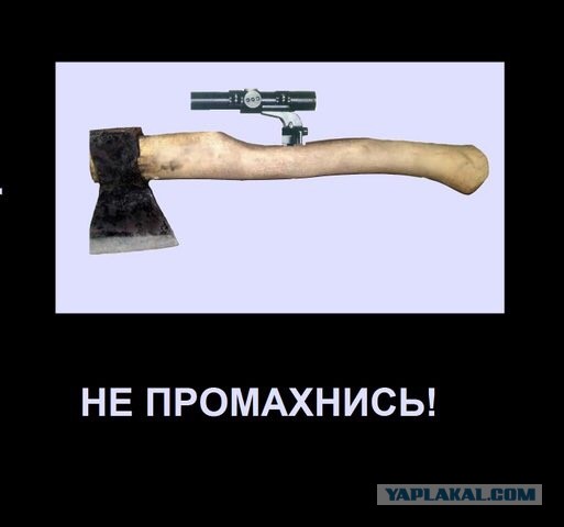 -Вась, а Вась, лови топор!