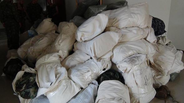 Помощь российских волонтеров