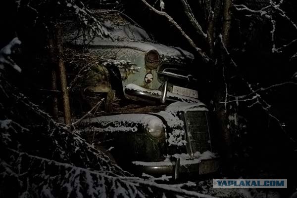 Зимняя автосвалка