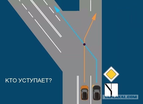 Спорный момент в ПДД